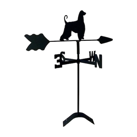 The Lazy Scroll Afghan Hound Roof Mount Weathervane afghanroof